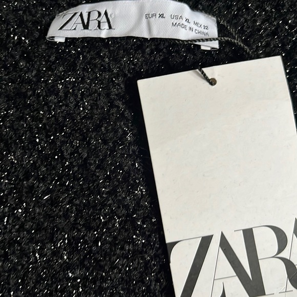 METALLIC THREAD SPARKLE KNIT CARDIGAN JACKET - Picture 11 of 12